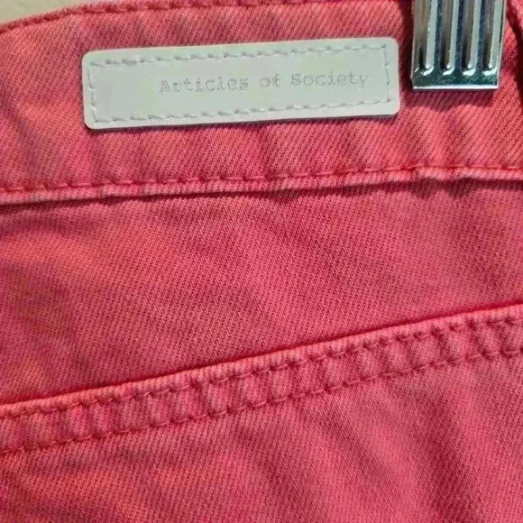 Articles of Society The Village Jean Flamingo NWT Straight Leg Women's 26 - Picture 11 of 16
